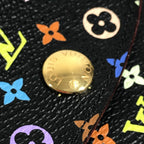 Louis Vuitton Card Case Amberop Business Holder Monogram Multi Canvas Black — view 7