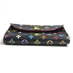 Louis Vuitton Card Case Amberop Business Holder Monogram Multi Canvas Black — view 5