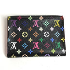 Louis Vuitton Card Case Amberop Business Holder Monogram Multi Canvas Black — view 2