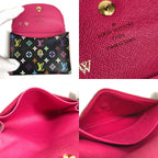Louis Vuitton Card Case Amberop Business Holder Monogram Multi Canvas Black — view 8