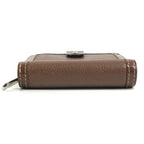 Louis Vuitton Bifold Wallet Compact Zip Suhali Leather Brown — view 5
