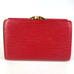 Louis Vuitton Bifold Wallet Porte-Monnaie Billets Viennois Epi Leather Rouge — view 2