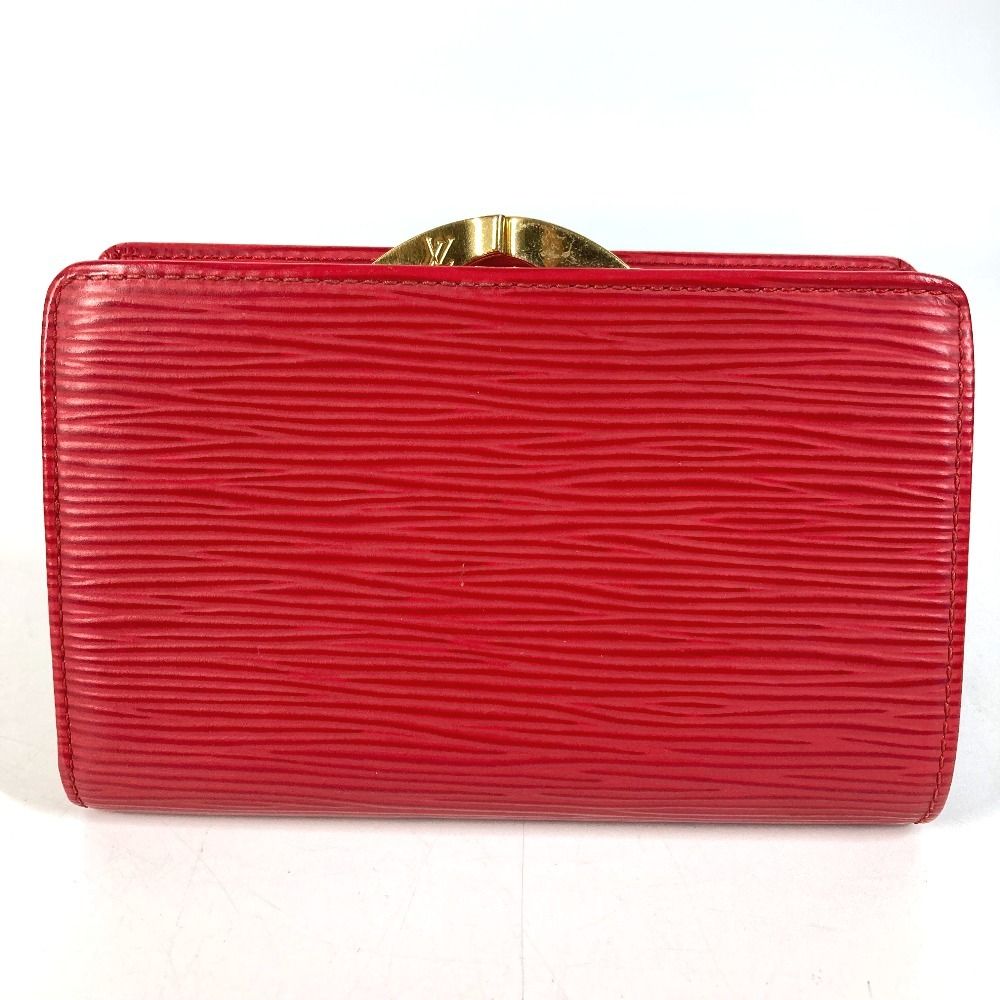 Louis Vuitton Bifold Wallet Porte-Monnaie Billets Viennois Epi Leather Rouge — view 2