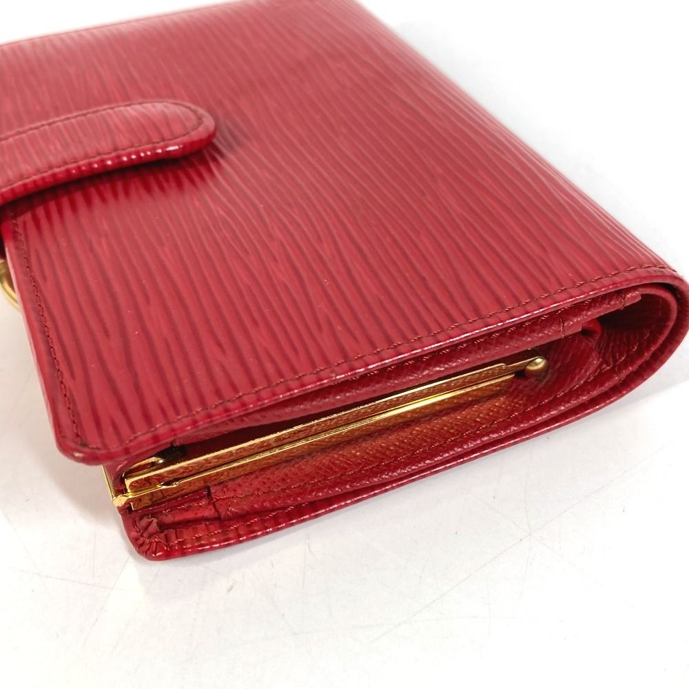 Louis Vuitton Bifold Wallet Porte-Monnaie Billets Viennois Epi Leather Rouge — view 3