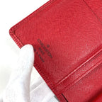 Louis Vuitton Bifold Wallet Porte-Monnaie Billets Viennois Epi Leather Rouge — view 6