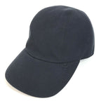 Hermes Cap Riding Cap Paddock Cotton Navy