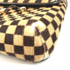 Louis Vuitton Shoulder Bag Gazelle Calf Hair Brown — view 6