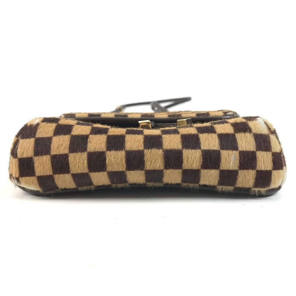 Louis Vuitton Shoulder Bag Gazelle Calf Hair Brown — view 5