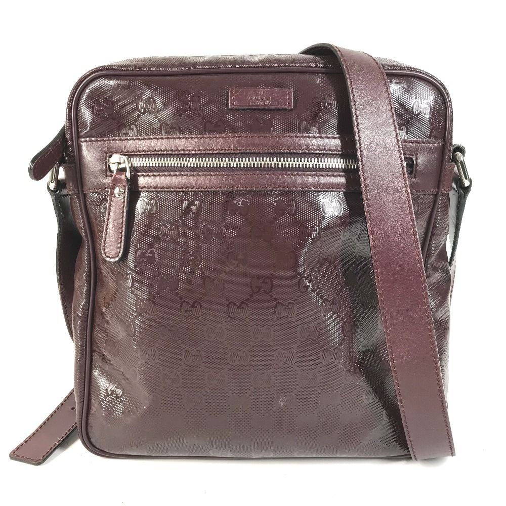 Gucci Shoulder Bag GG Logo Imprime Supreme Purple