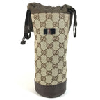 Gucci Pouch Bottle Holder GG Canvas Leather Beige — view 3