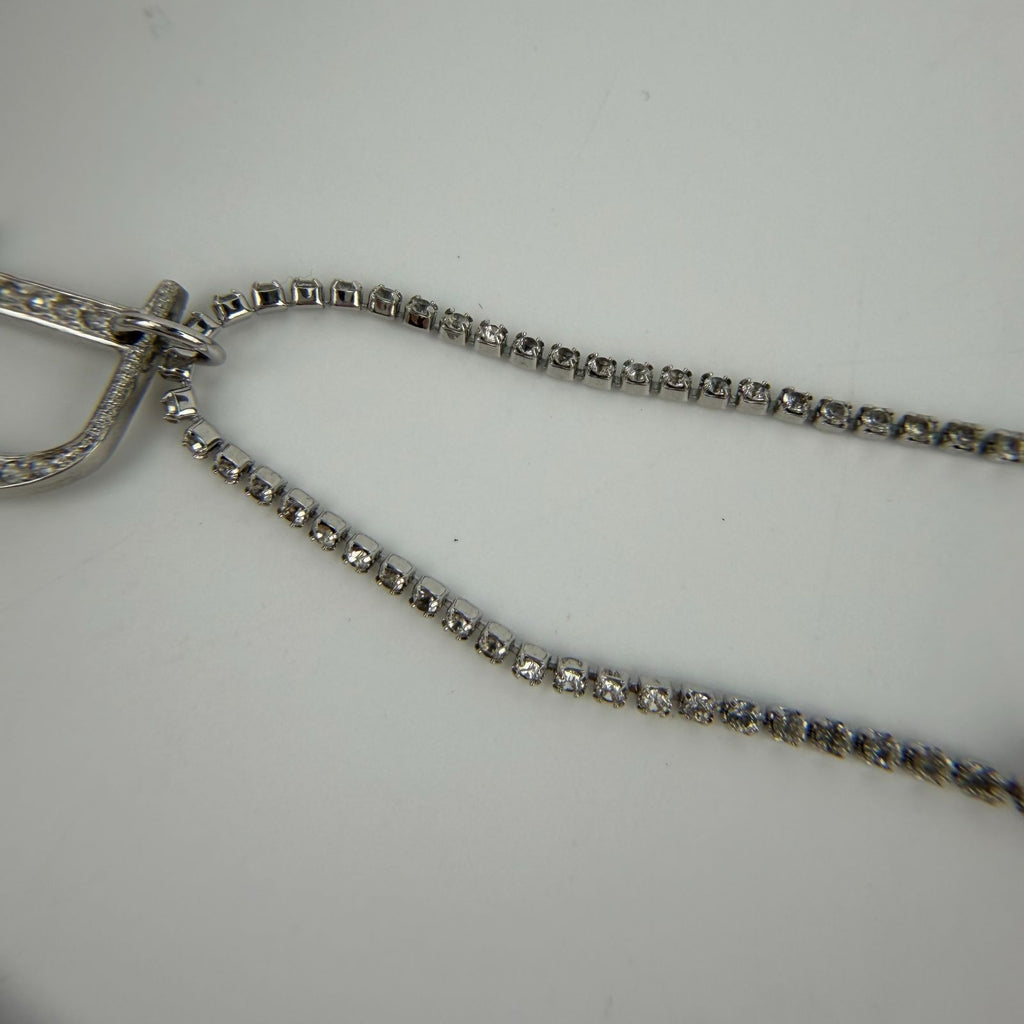 Dior D Logo Bracelet Silver Vintage — view 3