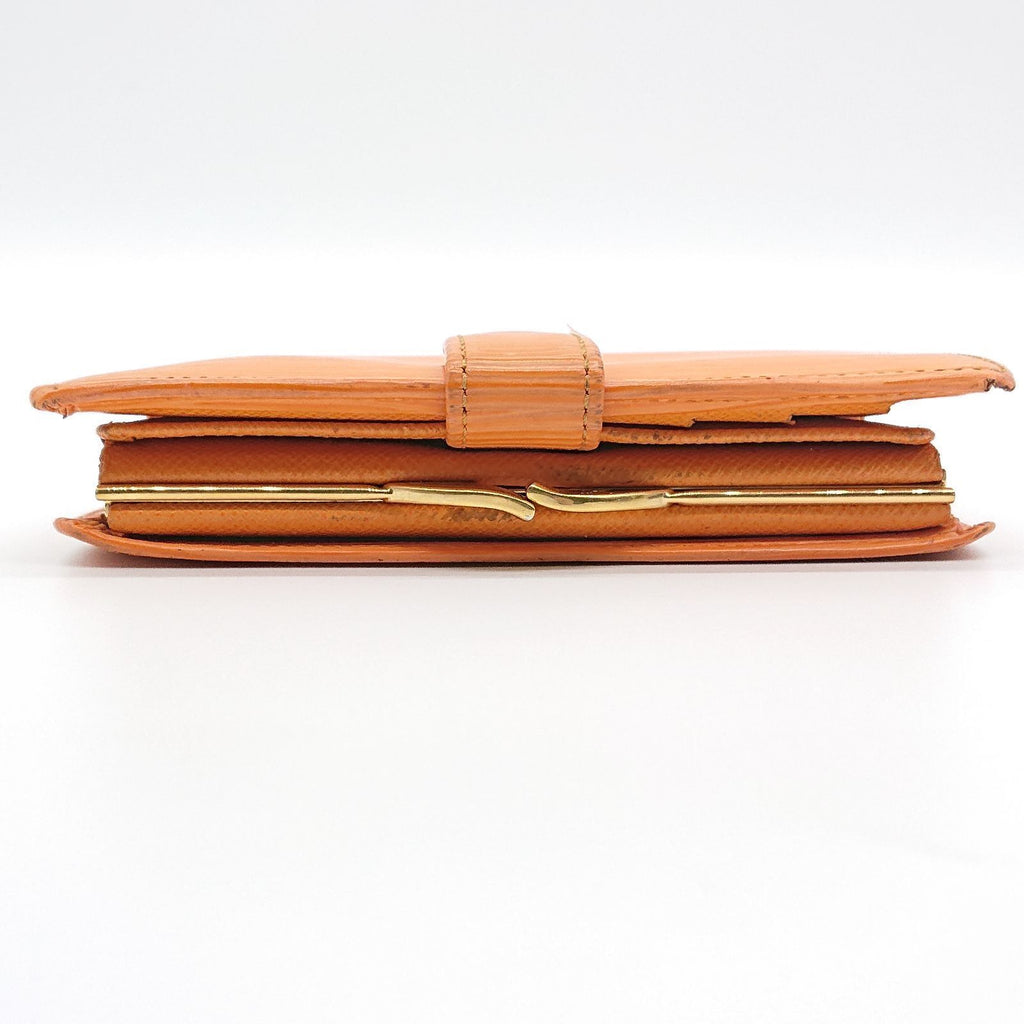Louis Vuitton Portefeuille Viennois Folded Wallet Kiss Lock Epi Orange — view 4