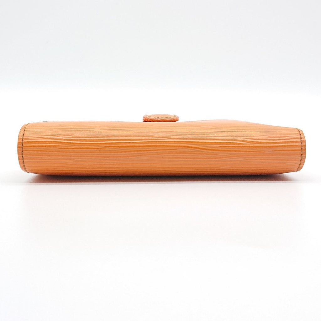 Louis Vuitton Portefeuille Viennois Folded Wallet Kiss Lock Epi Orange — view 6