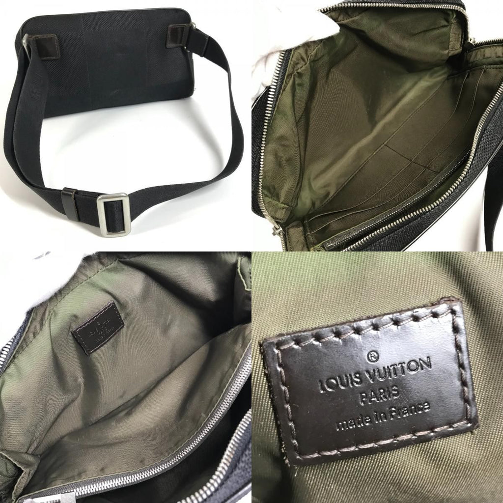 Louis Vuitton Belt Bag Acrobat Damier Geant Canvas Black — view 8