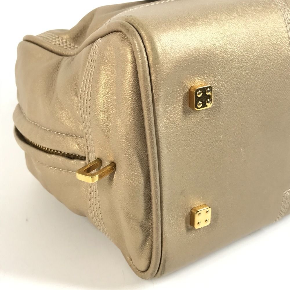 Loewe Handbag Amazona 28 Leather Gold — view 7