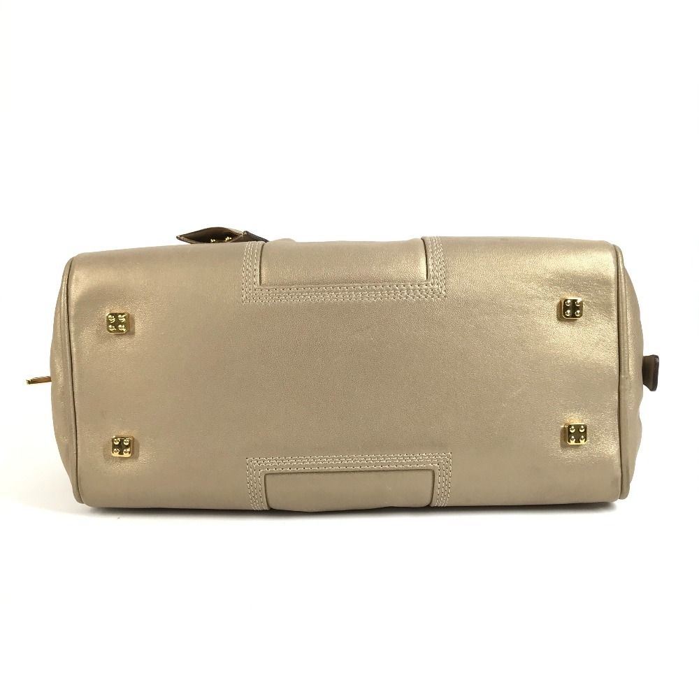 Loewe Handbag Amazona 28 Leather Gold — view 5