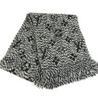 Louis Vuitton Scarf Echarpe Logo Manic Mix U-le Black