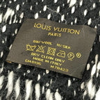 Louis Vuitton Scarf Echarpe Logo Manic Mix U-le Black — view 3