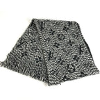 Louis Vuitton Scarf Echarpe Logo Manic Mix U-le Black — view 2
