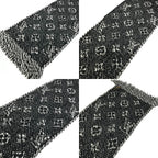 Louis Vuitton Scarf Echarpe Logo Manic Mix U-le Black — view 9