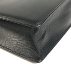 Loewe Handbag Logo Business Bag Anagram Leather Black — view 5