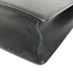 Loewe Handbag Logo Business Bag Anagram Leather Black — view 6