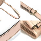 Gucci Shoulder Bag GG Logo Leather Pink — view 8
