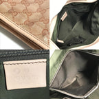 Gucci Shoulder Bag GG Logo Leather Pink — view 9