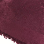 Louis Vuitton Shawl Monogram Wool Purple Scarf — view 2