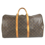 Louis Vuitton Boston Bag Keepall 50 Monogram Canvas Brown — view 2