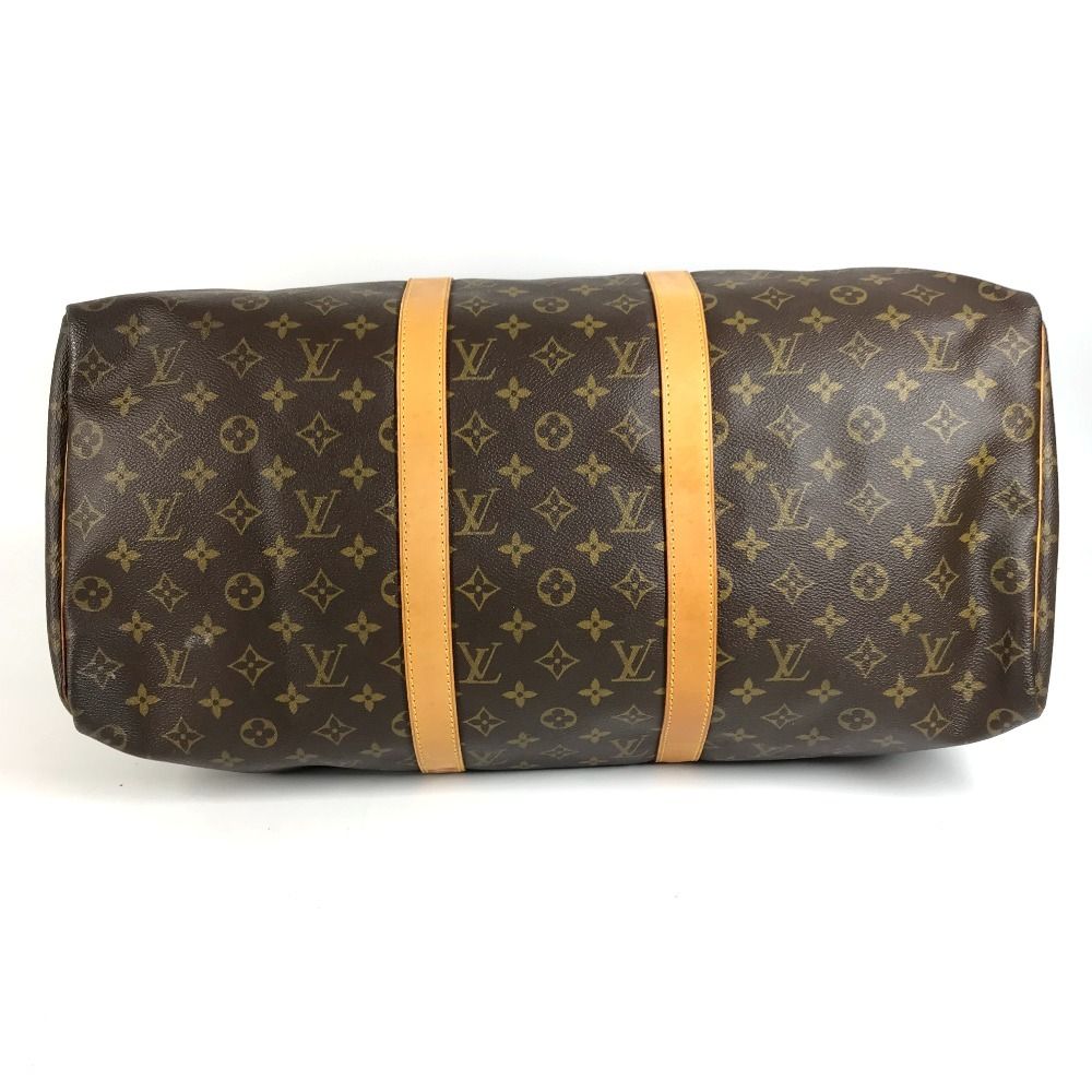 Louis Vuitton Boston Bag Keepall 50 Monogram Canvas Brown — view 6