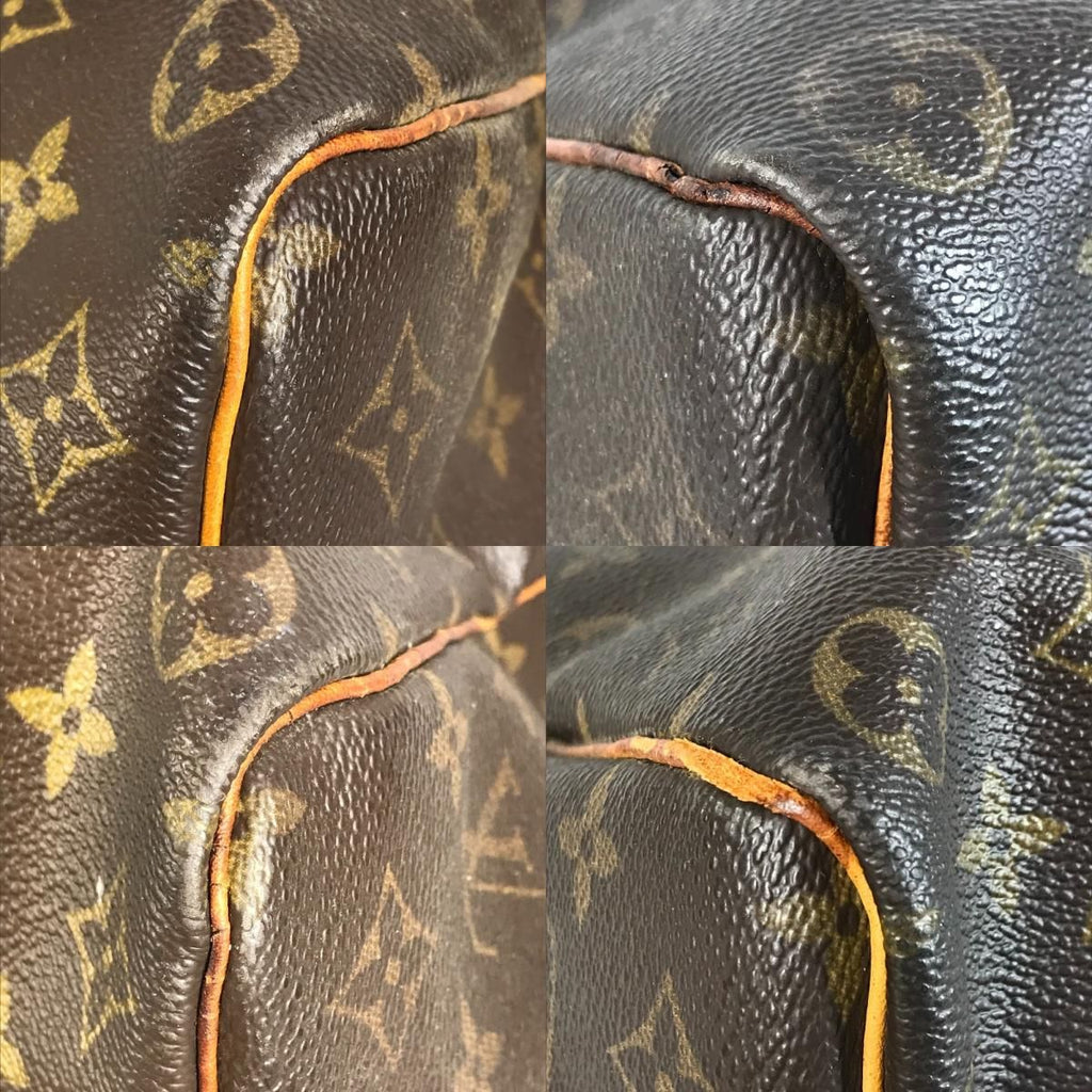 Louis Vuitton Boston Bag Keepall 50 Monogram Canvas Brown — view 7