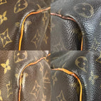 Louis Vuitton Boston Bag Keepall 50 Monogram Canvas Brown — view 7