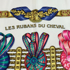 Hermes Scarf Carre 90 Silk White — view 2