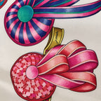 Hermes Scarf Carre 90 Silk White — view 5