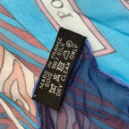 Hermes Scarf Carre 140 Silk Blue — view 9