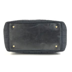 Chanel Shoulder Bag CC Logo Choco Bar Cotton Black — view 5