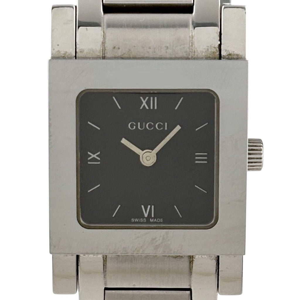 Gucci Breath Watch Square SS Quartz Black