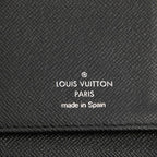 Louis Vuitton Damier Graphite Zippy Wallet Vertical Zip Around Black Leather — view 5