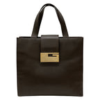 Gucci Handbag Dark Brown Leather