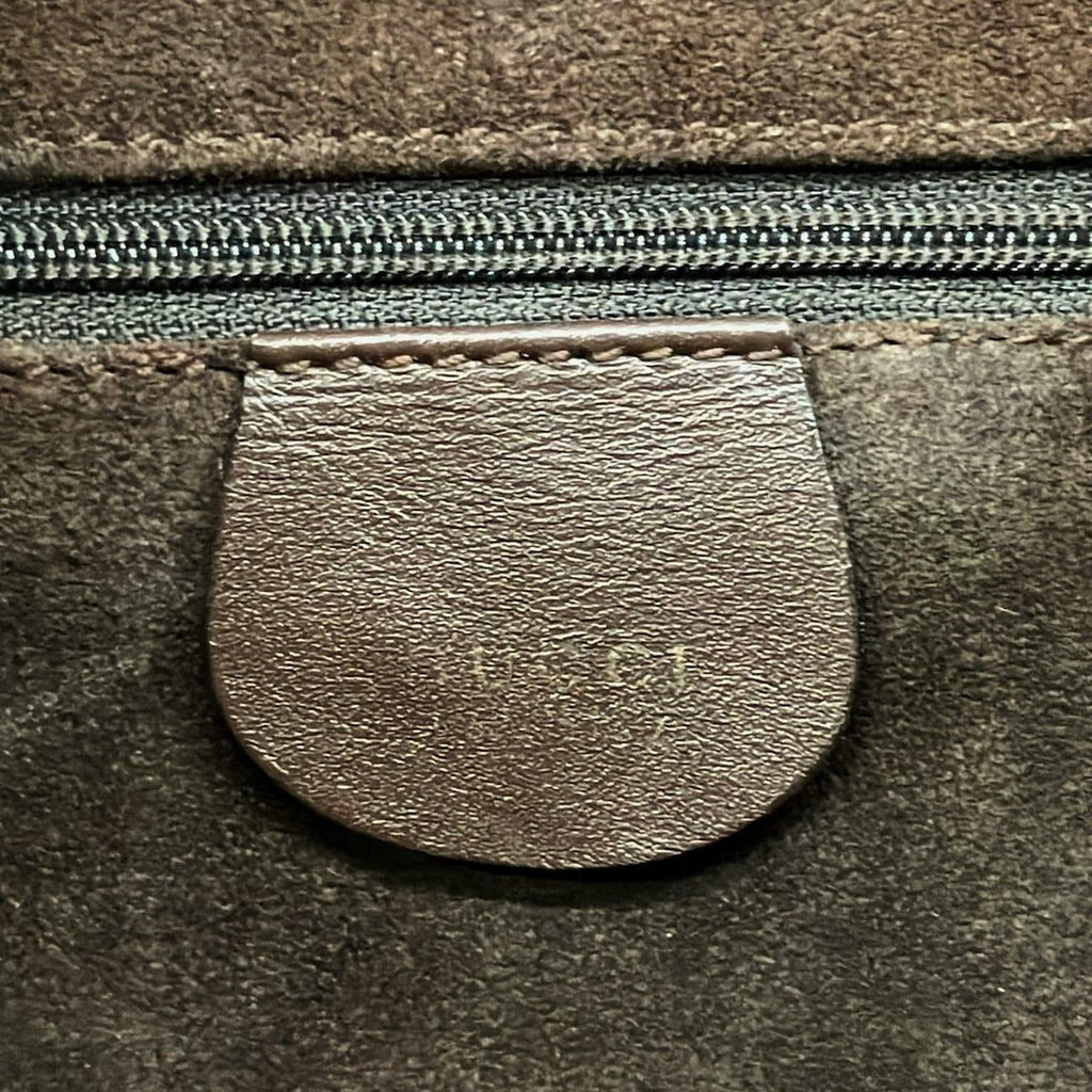 Gucci Handbag Dark Brown Leather — view 9