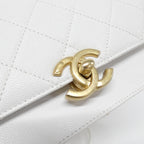 Chanel Shoulder Bag White — view 4
