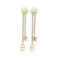 Dior Tribal Earrings Gold