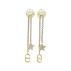 Dior Tribal Earrings Gold