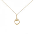 Gucci Horsebit Necklace Gold
