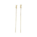 Saint Laurent Earrings Gold