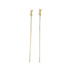 Saint Laurent Earrings Gold