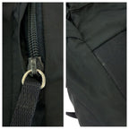 Prada Tessuto Black Silver Nylon Backpack — view 6
