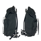 Prada Tessuto Black Silver Nylon Backpack — view 8