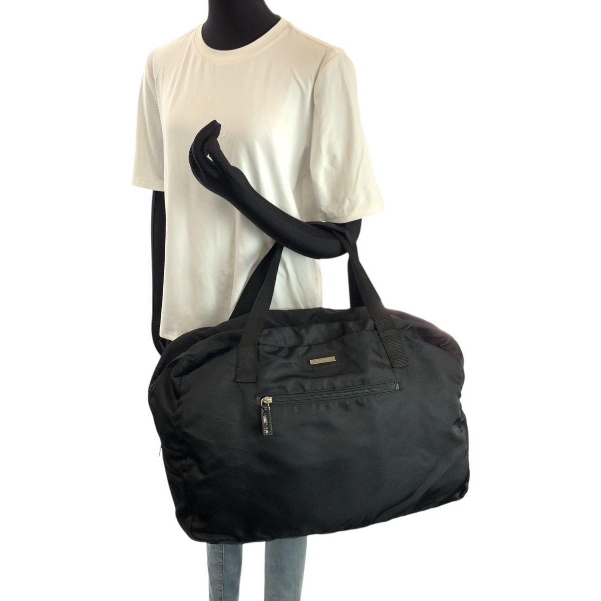 Gucci Black Silver Nylon 012 Boston — view 7